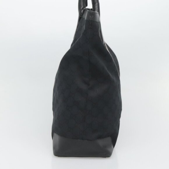 GUCCI GG Canvas Sherry Line Hand Bag Black White 002 1098 3444 Auth ep8642 - Picture 5 of 16